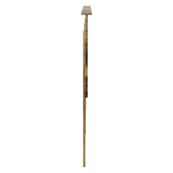 vidaXL Zadné čelo s čelnou doskou Dymová dub 180 cm Kompozitné drevo – Obrázok 5