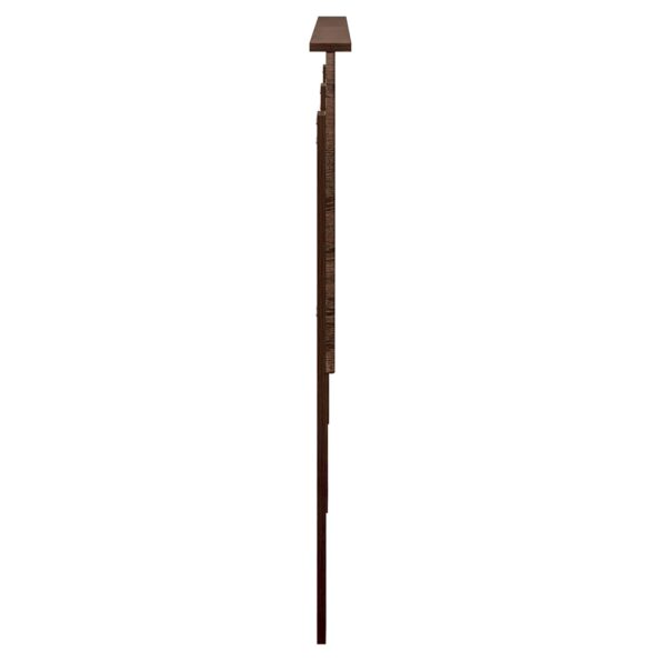 vidaXL Zadné čelo s čelnou doskou Hnedý dub 180 cm Kompozitné drevo – Obrázok 5