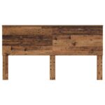 vidaXL Zadné čelo s čelnou doskou Staré drevo 180 cm Kompozitné drevo – Obrázok 4