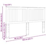 vidaXL Zadné čelo s čelnou doskou Dymová dub 160 cm Kompozitné drevo – Obrázok 10