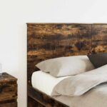 vidaXL Zadné čelo s čelnou doskou Dymová dub 160 cm Kompozitné drevo – Obrázok 3