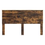 vidaXL Zadné čelo s čelnou doskou Dymová dub 160 cm Kompozitné drevo – Obrázok 4