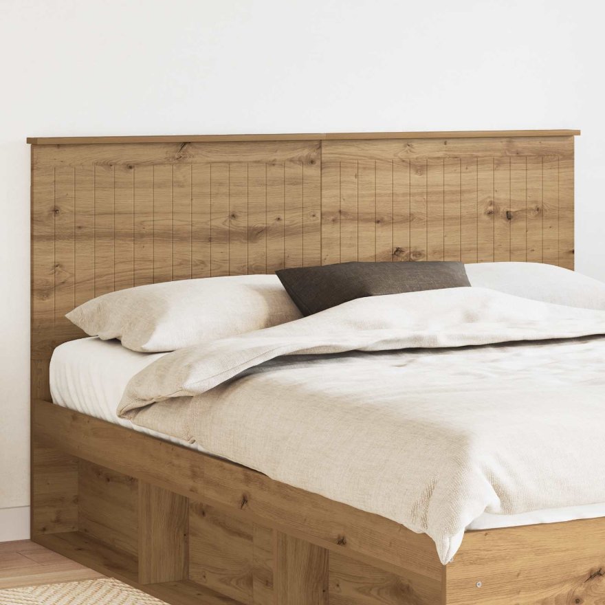 887746_1.jpg vidaXL Zadné čelo Remeselný dub 160 cm Kompozitné drevo – Obrázok 1