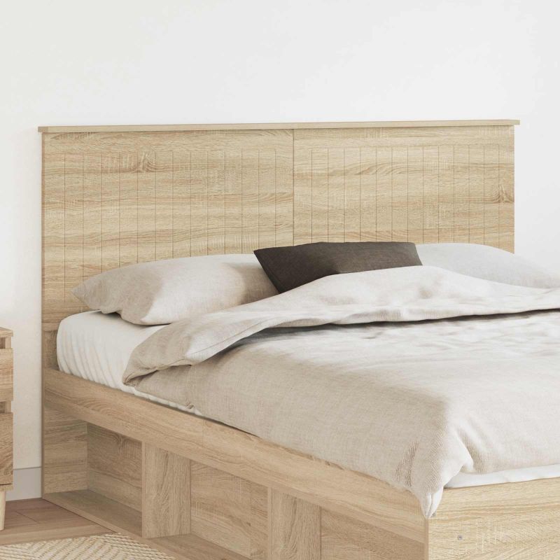 887750_1.jpg vidaXL Zadné čelo s čelnou doskou Sonoma dub 150 cm Kompozitné drevo – Obrázok 1