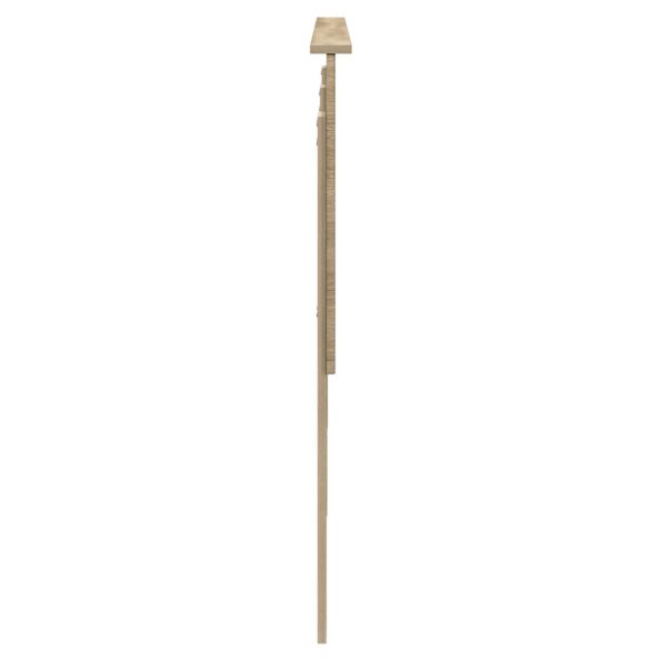 vidaXL Zadné čelo s čelnou doskou Sonoma dub 150 cm Kompozitné drevo – Obrázok 5