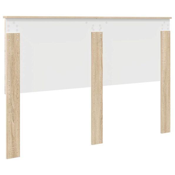 vidaXL Zadné čelo s čelnou doskou Sonoma dub 150 cm Kompozitné drevo – Obrázok 6