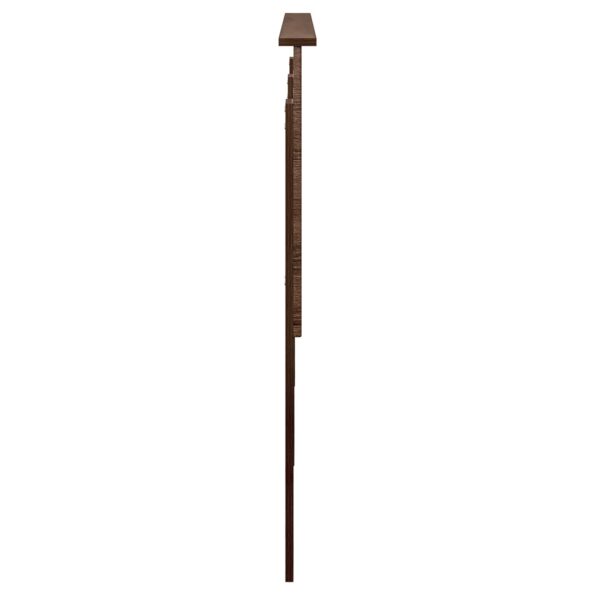 vidaXL Zadné čelo s čelnou doskou Hnedý dub 150 cm Kompozitné drevo – Obrázok 5