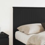vidaXL Zadné čelo s čelnou doskou Čierny dub 140 cm Kompozitné drevo – Obrázok 3