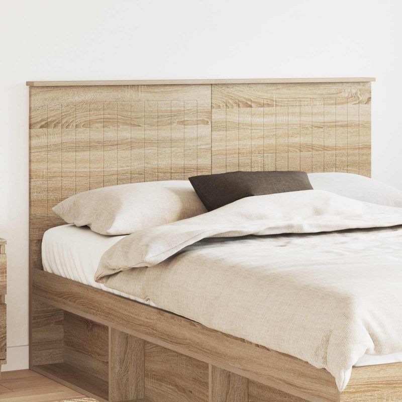 887761_1.jpg vidaXL Zadné čelo s čelnou doskou Sonoma dub 140 cm Kompozitné drevo – Obrázok 1