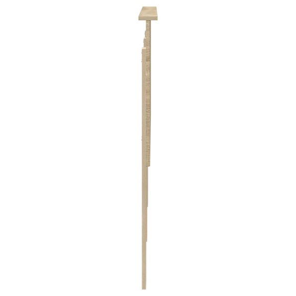 vidaXL Zadné čelo s čelnou doskou Sonoma dub 140 cm Kompozitné drevo – Obrázok 5