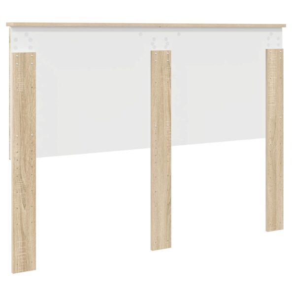vidaXL Zadné čelo s čelnou doskou Sonoma dub 140 cm Kompozitné drevo – Obrázok 6