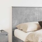 vidaXL Zadné čelo Betónová šedá 140 cm Kompozitné drevo – Obrázok 3