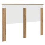 vidaXL Zadné čelo Remeselný dub 140 cm Kompozitné drevo – Obrázok 6