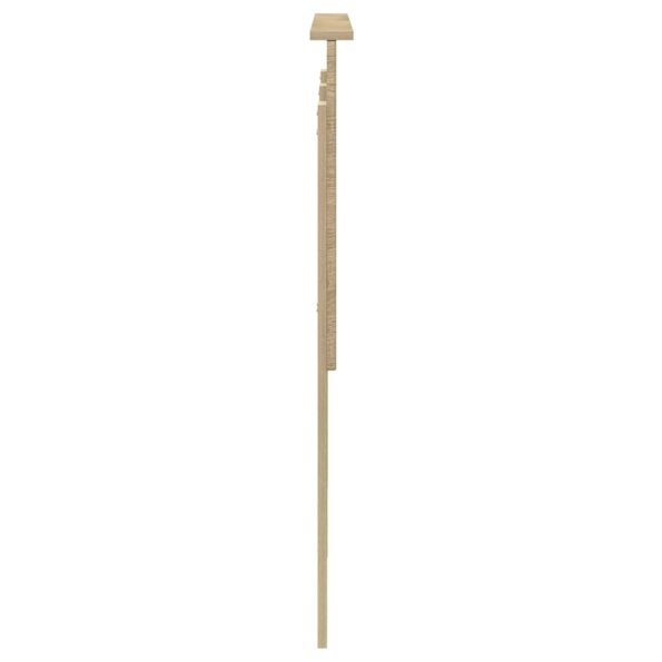 vidaXL Zadné čelo s čelnou doskou Sonoma dub 135 cm Kompozitné drevo – Obrázok 5
