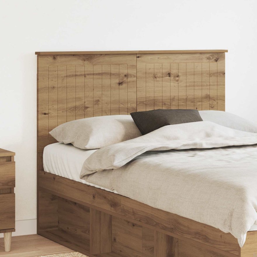 887779_1.jpg vidaXL Zadné čelo Remeselný dub 135 cm Kompozitné drevo – Obrázok 1