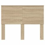 vidaXL Zadné čelo s čelnou doskou Sonoma dub 120 cm Kompozitné drevo – Obrázok 4