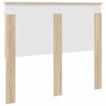 vidaXL Zadné čelo s čelnou doskou Sonoma dub 120 cm Kompozitné drevo – Obrázok 6