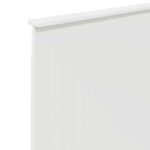 vidaXL Zadné čelo s čelnou doskou Biela 100 cm Kompozitné drevo – Obrázok 7