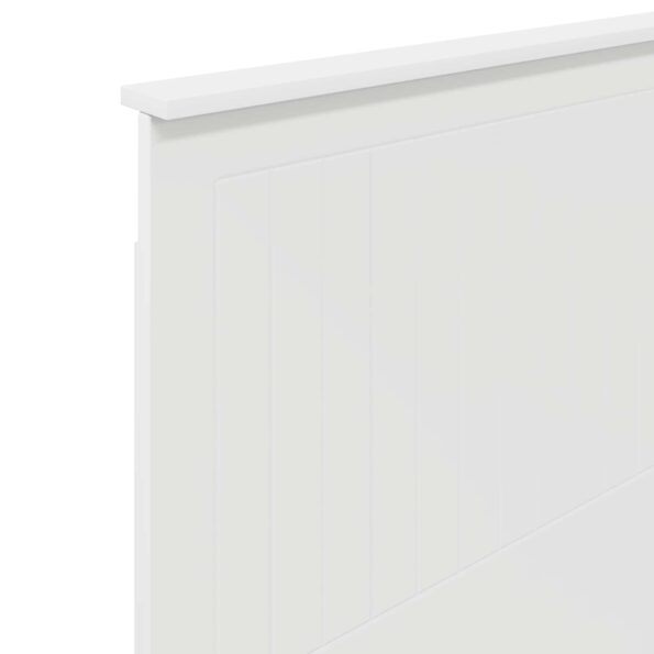 vidaXL Zadné čelo s čelnou doskou Biela 100 cm Kompozitné drevo – Obrázok 7