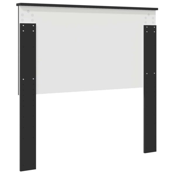 vidaXL Zadné čelo s čelnou doskou Čierny dub 100 cm Kompozitné drevo – Obrázok 6