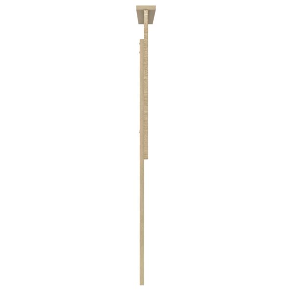 vidaXL Zadné čelo s čelnou doskou Sonoma dub 100 cm Kompozitné drevo – Obrázok 5