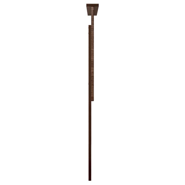 vidaXL Zadné čelo s čelnou doskou Hnedý dub 100 cm Kompozitné drevo – Obrázok 5