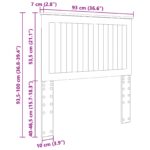 vidaXL Zadné čelo s čelnou doskou Biela 90 cm Kompozitné drevo – Obrázok 10