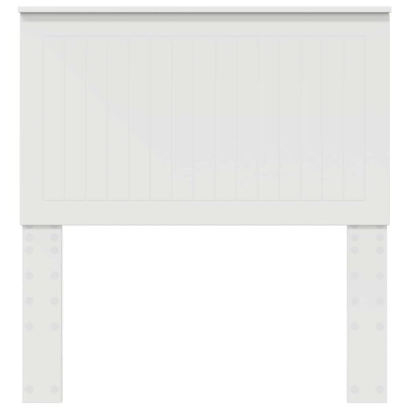 vidaXL Zadné čelo s čelnou doskou Biela 90 cm Kompozitné drevo – Obrázok 4