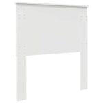 vidaXL Zadné čelo s čelnou doskou Biela 90 cm Kompozitné drevo – Obrázok 6