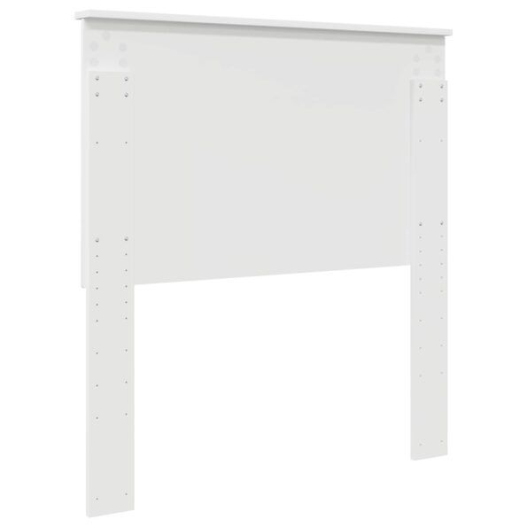 vidaXL Zadné čelo s čelnou doskou Biela 90 cm Kompozitné drevo – Obrázok 6