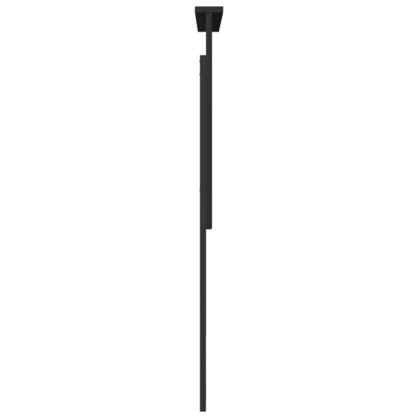 vidaXL Zadné čelo s čelnou doskou Čierny dub 90 cm Kompozitné drevo – Obrázok 5