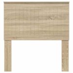 vidaXL Zadné čelo s čelnou doskou Sonoma dub 90 cm Kompozitné drevo – Obrázok 4
