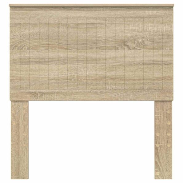 vidaXL Zadné čelo s čelnou doskou Sonoma dub 90 cm Kompozitné drevo – Obrázok 4