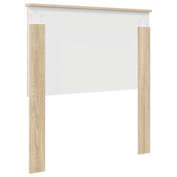 vidaXL Zadné čelo s čelnou doskou Sonoma dub 90 cm Kompozitné drevo – Obrázok 6