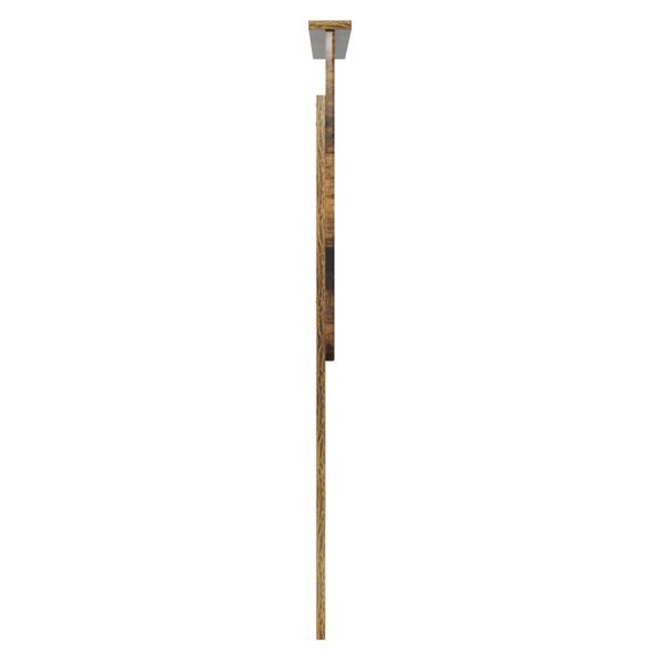 vidaXL Zadné čelo s čelnou doskou Dymová dub 90 cm Kompozitné drevo – Obrázok 5