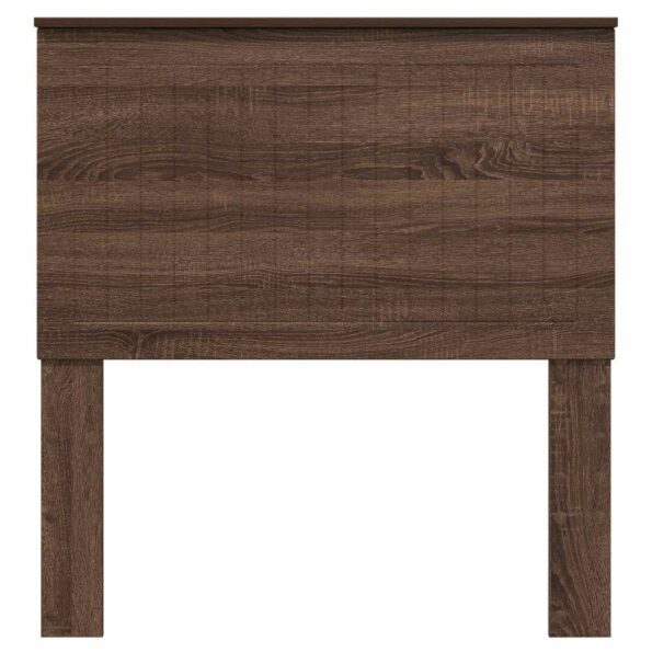 vidaXL Zadné čelo s čelnou doskou Hnedý dub 90 cm Kompozitné drevo – Obrázok 4