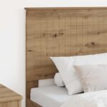 vidaXL Zadné čelo s čelnou doskou Remeselný dub 90 cm Kompozitné drevo – Obrázok 3
