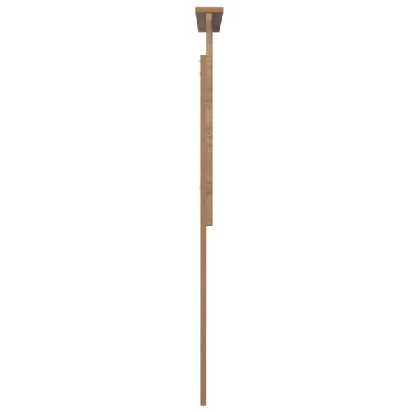 vidaXL Zadné čelo s čelnou doskou Remeselný dub 90 cm Kompozitné drevo – Obrázok 5