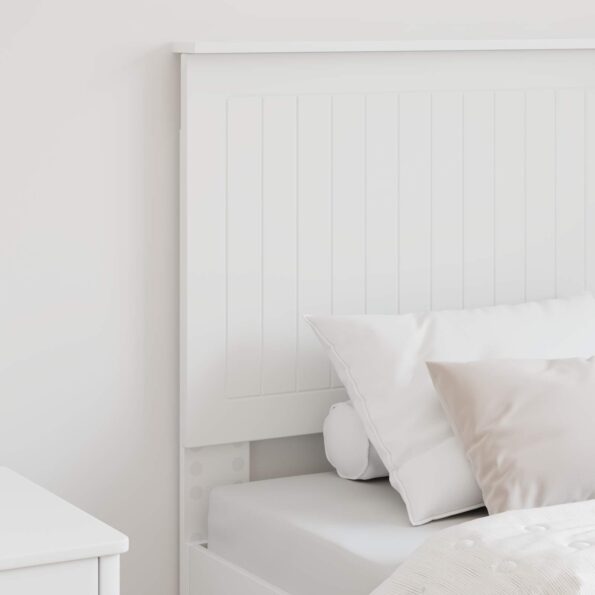 vidaXL Zadné čelo s čelnou doskou Biela 75 cm Kompozitné drevo – Obrázok 3