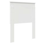 vidaXL Zadné čelo s čelnou doskou Biela 75 cm Kompozitné drevo – Obrázok 6