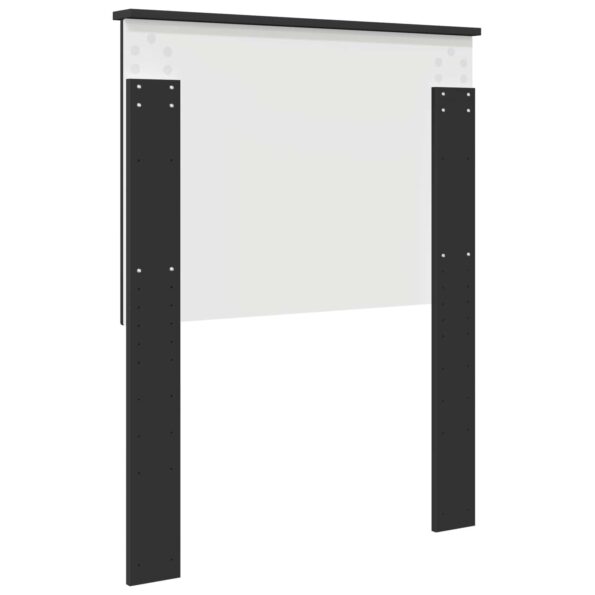 vidaXL Zadné čelo s čelnou doskou Čierny dub 75 cm Kompozitné drevo – Obrázok 6