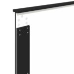 vidaXL Zadné čelo s čelnou doskou Čierny dub 75 cm Kompozitné drevo – Obrázok 8