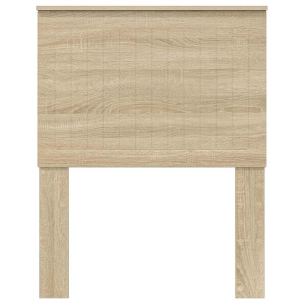 vidaXL Zadné čelo s čelnou doskou Sonoma dub 75 cm Kompozitné drevo – Obrázok 4