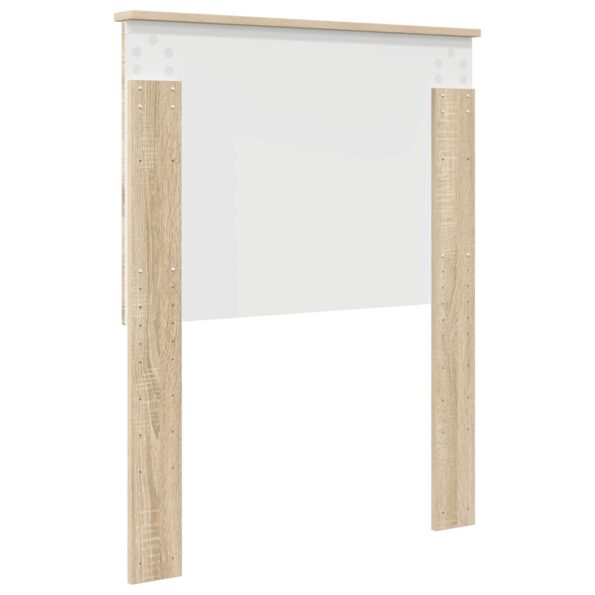 vidaXL Zadné čelo s čelnou doskou Sonoma dub 75 cm Kompozitné drevo – Obrázok 6