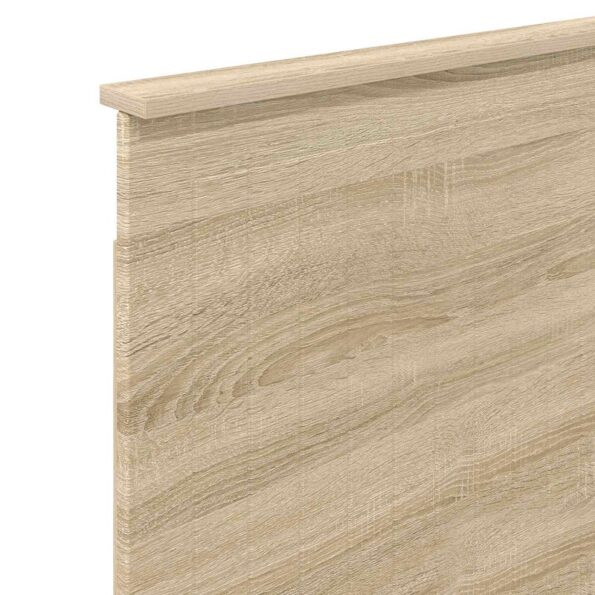 vidaXL Zadné čelo s čelnou doskou Sonoma dub 75 cm Kompozitné drevo – Obrázok 7