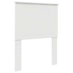 vidaXL Zadné čelo s čelnou doskou Lesklá biela 75 cm Kompozitné drevo – Obrázok 2