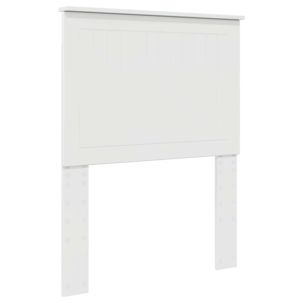 vidaXL Zadné čelo s čelnou doskou Lesklá biela 75 cm Kompozitné drevo – Obrázok 2