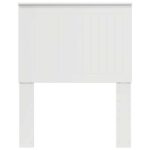 vidaXL Zadné čelo s čelnou doskou Lesklá biela 75 cm Kompozitné drevo – Obrázok 4