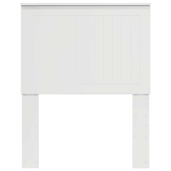 vidaXL Zadné čelo s čelnou doskou Lesklá biela 75 cm Kompozitné drevo – Obrázok 4