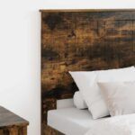 vidaXL Zadné čelo s čelnou doskou Dymová dub 75 cm Kompozitné drevo – Obrázok 3